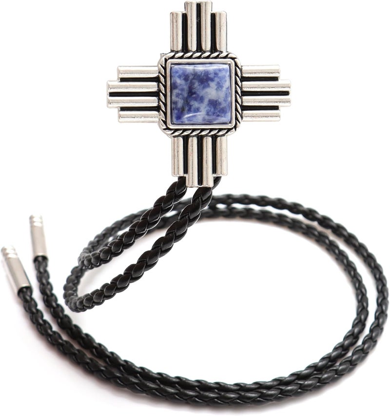 Wentur Stone Bolo Ties for Men Western - Vintage Cowboy Bolo Tie for Women Western Costume Accessories - Image 1